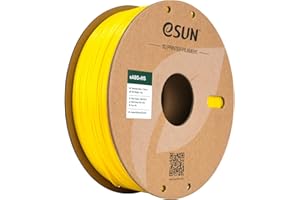 eSUN ABS+ Filament 1.75mm, eABS+HS High Speed 3D Printer Filament ABS Plus, Dimensional Accuracy +/- 0.05mm, 1KG Spool (2.2 LBS) for 3D Speedy Printing,Yellow