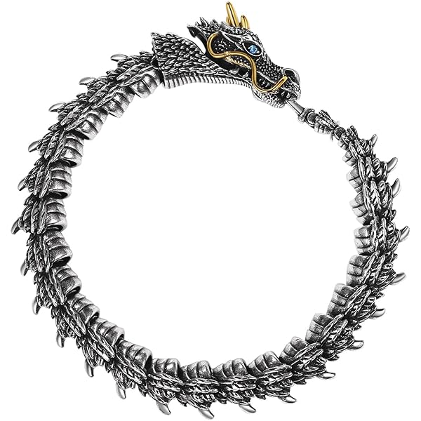 Ontdek de fabrikant zilverdrakenarmband voor mannen van hoge