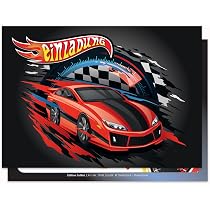Rennwagen-Geburtstagskerzen - Set Mit Schwarz-weißen Zahlen, 6x3,7 Cm, Für Autoparty-Deko