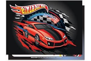 ‎EDITION COLIBRI Edition Colibri 10 Rennwagen-Einladungen: Partyeinladung für den Kindergeburtstag, Rennwagen, schnelles Auto, Formel 1, Set für Geburtstag von Jungen und Mädchen (11142DE)