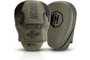 ‎MADGON MADGON Premium Pratzen für optimale Schlagdämpfung, 1 Paar Boxpratzen für Boxen, Kampfsport, MMA, Kickboxen, Taekwondo