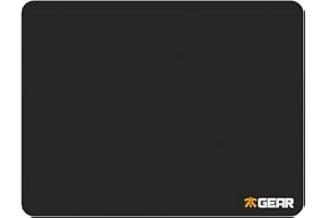 Alfombrilla de ratón profesional para juegos Fnatic Gear Focus (talla L, negra, tela) - 340 x 260 x 3 mm