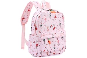 Zicac Kids Backpack Child School Bag Toddler Backpack Kindergarten Canvas Daypack for Boy Girl Cartoon Coin Purse Backpack