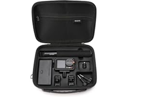 BeisDirect Osmo Action 5 Pro etui, wodoodporna torba do przenoszenia akcesoriów DJI OSMO Action 5 Pro, twarde etui, torba podróżna