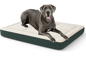 MH Home Dog Bed With Removeable Washable Cover, Pet Cat Beds Cushion Mattress, Soft Warm Dog Mat Pad For Dogs (Extra Large 80 x 120 cm, Cozy Paws)