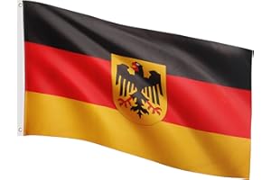 FLAGMASTER Flagge, 30 verschiedene Fahnen zur Wahl, Größe 120 cm x 80 cm, Deutschland Adler