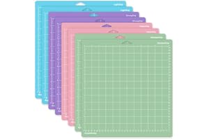 Yeqqzq 8 Pcs Cutting Mat, 12"x12" Thickened Self Healing Cutting Mat for Cricut Maker and Explore Cutting Machines