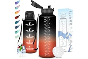 Motswedi Borraccia Sportiva 1000/1500ml, Senza BPA, Prova di Perdite con Filtro