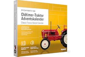 Franzis Porsche Classic Traktor Advent Calendar Calendrier de l'Avent, Various, Rouge, Taille unique