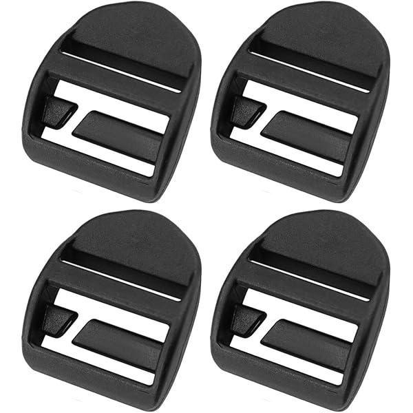 SLTAXAR Sangle Nylon 25mm, Sangle Nylon 25mm Noir Boucle Plastique Clip