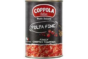 COPPOLA SALERNO Coppola Polpa fine, Tomates Finement Hachées 400g (Paquet de 12)