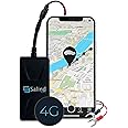 Salind GPS - Salind 01 4G - GPS Tracker for Cars, Motorcycles and Other Vehicles - Direct Connection to Battery - UK & Worldwide Real Time Tracking, Route Memory System and Alarms - Wire Length 1.06m