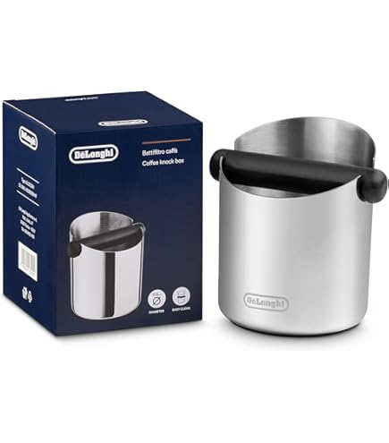 KYONANO Tappetino Angolare Per Pressino Caffè In Silicone Alimentare - 17,8x15,2cm - Antiscivolo E Resistente Al Calore Per Baristi - 5