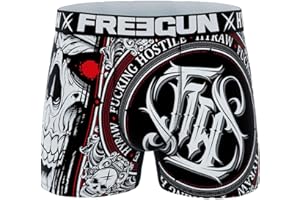 FREEGUN Boxer Homme Microfibre Rock & Tattoo HYRAW