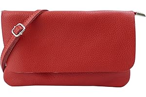 SH Leder Echtleder Umhängetasche Clutch kleine Tasche Abendtasche 24,50x15cm Ely G149