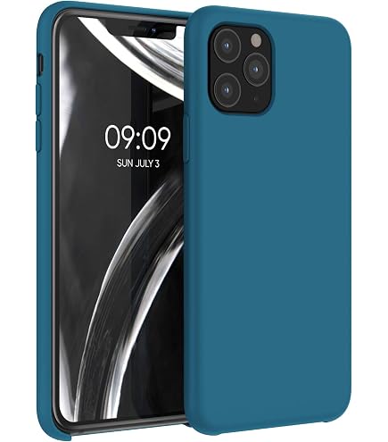 MyGadget Hülle Für IPhone 11 – Stoßfest Mit Kameraschutz, Türkis, Silikon & Innenfutter