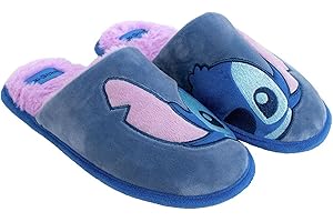 CERDÁ LIFE'S LITTLE MOMENTS Ciabatte per Casa da Donna per l'inverno di Stitch con Plantare Imbottito E Suola Antiscivolo, Pantofole