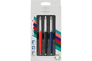 PARKER Set de regalo Jotter Originals Trio Pen | Bolígrafo de punta de bola, bolígrafo de gel y portaminas | Hecho con un 55% de materiales reciclados* | Regalo de graduación perfecto y el colegio