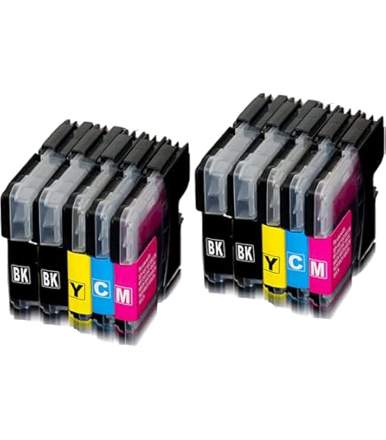 Kit Inchiostro Ricarica Per Brother LC61 DCP-165c 375CW 385CW - Foto 7