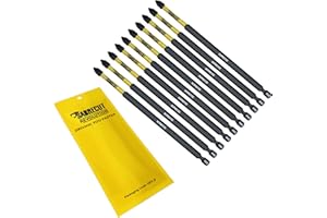 10 x SabreCut SCPH2152_10 152 mm PH2 Juego de puntas de destornillador de impacto magnético Phillips Heavy Duty Compatible con Dewalt Milwaukee Bosch Makita y más