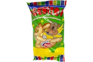 LA CASA DE LAS GOLOSINAS.COM Peguitos Snacks Infantiles – Caja 100 Bolsitas Individuales de 7 g | Aperitivos de Maíz Crujientes y Ligeros | Snack Ideal para Fiestas, Cumpleaños y Colegios | Fabricado en España (Gusanitos)