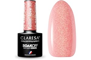 Claresa Lakier Hybrydowy Fallin' love 10 Pink Gold