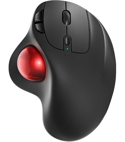 Kensington Orbit Trackball Maus – Schwarz, Ergonomisch, Langlebig & Präzise