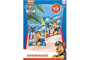 Sambro PWP16-3903-1 Paw Patrol Chase Arm Bands for Children from 3 to 6 Years with Safety Valve Ideal, Beach and Swimming Pool