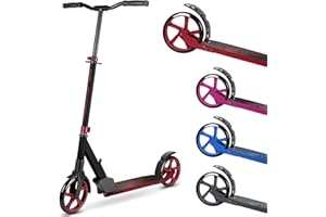BOLDCUBE Big 2 Wheeler | Scooter for Kids & Teens Ages 7+ Years | Play & Commute | Front Suspension Fit with 200MM Wheels | Height Adjustable 86 to 111 cm