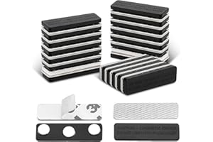 DABBOO 16 Clip Magnetiche Adesive Per Tende Clip Magnetiche Per Zanzariere Magneti Per Zanzariere Adatte per Tende Zanzariere e Tende per Porte Non Richiedono Fori la Forte Adesione Durevolezza