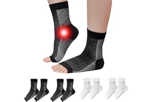ONLYQIQIU Plantar Fasciitis Socks Neuropathy Socks for Women Men Compression Socks for Sports Arthritis Pain Relief, Achilles Support, Heel Spurs, Arch, Foot & Ankle Swelling