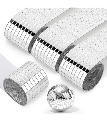 2928 Pezzi Piastrelle Mosaico Specchio Autoadesive - Argento 5x5 Mm - Per Decorazioni Fai Da Te, Artigianato, Pareti E Oggetti - Foto 13