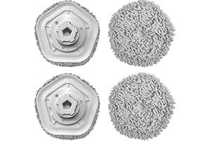VEXNOOK Panni Mocio di Ricambio per Dreame W10/W10 Pro - Set di 4 Panni Mop di Ricambio per una Pulizia Efficiente e Duratura
