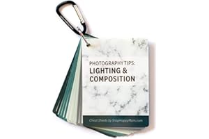 Photography Tips: Composition & Lighting Cheat Sheet Cards | Pocket-Sized Quick Reference Cards for Beginners | Snap Happy Mom (Classic)