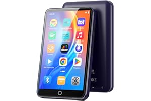 FANVACE 80GB MP3 Player mit WiFi Bluetooth - 4 Zoll IPS Touch Screen, Musikplayer für Kinder, Android MP4 Player mit Spotify, Audible, Amazon Music, Deezer, Play Store Streaming Music Apps (Purple)