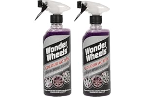 Wonder Wheels Colour Active Wheel Cleaner 600 ml Pack of 2 - Colour Activated Wheel Cleaner