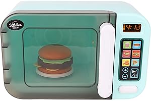 Toyland® My 1st Micro-Ondes avec lumière et Son - Jouet de Jeu de Cuisine - avec de la Nourriture Imaginaire