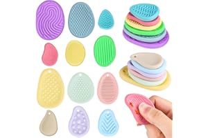 FAMCUCHE 12 Pack Fidget Toys Sensory Toys for Autism, Textured Soft Stone, Silicone Worry Stone for Autism Kids Calming, Sensory Toys for Kids, Worry Stones Travel Toy for Students Anxiety Relief