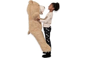 bananair - XXL Kuscheltier, 130 bis 340 cm, in Frankreich Hergestellt, CE-Zertifizierung, Sehr Weich und Flauschig, Riesen Teddy für Geburtstage und andere Feiern, 130 cm