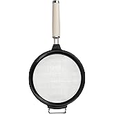 KitchenAid Sieve, Mesh Strainer, Medium 17.5 cm, Almond Cream