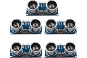 HALJIA HC-SR04 - Modulo di misurazione della distanza con sensore ad ultrasuoni compatibile con Arduino