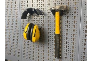 C3E 2x Doppelhaken Hammerhalterung passend für Küpper Lochwand und Eurolochung 45 mm Eurolochwand - Alle Lochwände - Systemhalter - Lochwand Zubehör