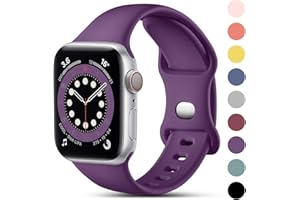 CeMiKa kompatybilny z Paskiem do Zegarka Apple 38mm 40mm 41mm 42mm 44mm 45mm 49mm, Wymienne Paski z Miękkiego Silikonu Pasujące do iWatch SE/Series 8 7 6 5 4 3 2 1
