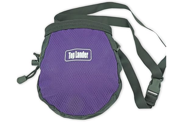 Sac à Magnésie Escalade Chalk Bag avec Ceinture et Poche à Fermeture Éclair pour Le Fitness en Salle de Sport, Blocs