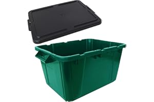 ALL-GREEN Ergo Box Green 55L & Black Lid