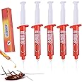 Roach Trap Master - Cockroach Killer Gel Bait - Powerful Cockroach Gel Bait, Cockroach Eliminator Gel,10g (5PCS)