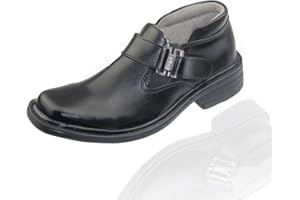 KOLLACHE School Shoes Boys Kids School Shoes Boys School Shoes Black School Shoes Kids Shoes School Shoes for Boys Kids School Shoes for Boys Boys Black Shoes