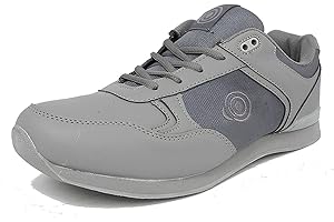 Dek Jack Chaussures de bowling à lacets pour homme Gris