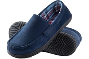 RockDove Chausson Mocassin Doublé en Flanelle pour Hommes
