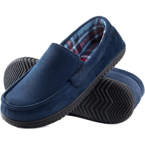 Pantofole Uomo Ultraideas Memory Foam – Calde Con Fodera In Pile E Suola Antiscivolo, Marrone, Taglia 45